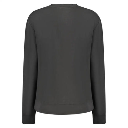 North sails black polyester kvinders sweater, mørkegrå langærmet med crew neck