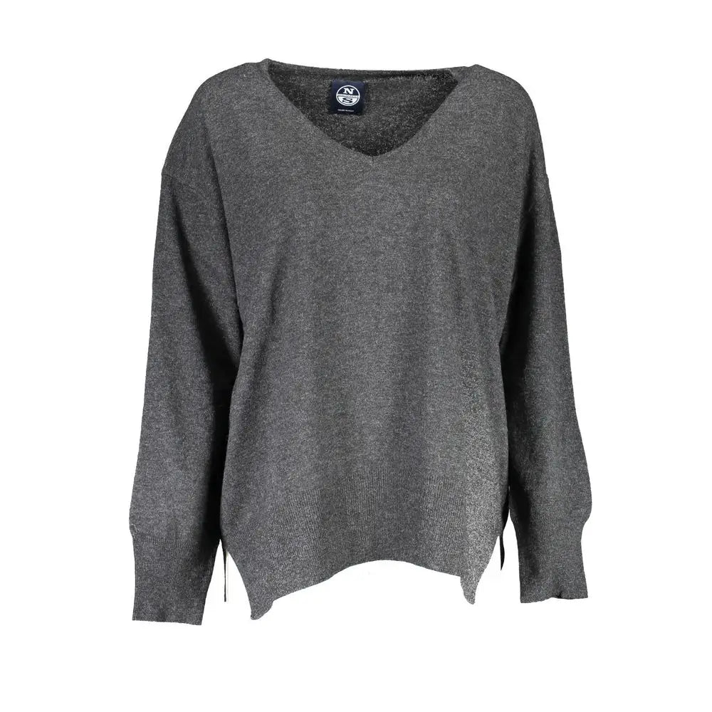 North Sails Black Wool Sweater - Sweaters