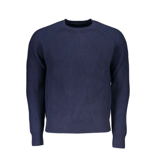 North Sails Blue Cotton Men Sweater - Sweaters