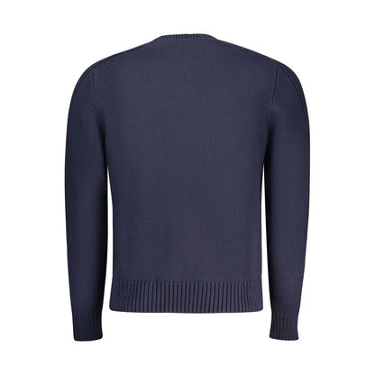 North Sails Blue Cotton Men Sweater - Sweaters