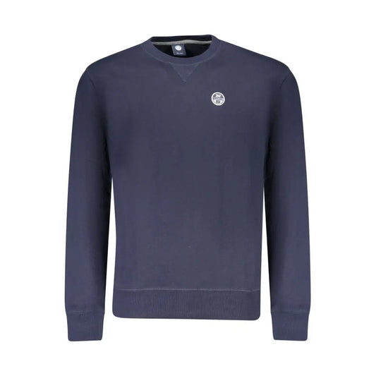 North Sails blå sweatshirt i navy blå bomuld med hvidt logo