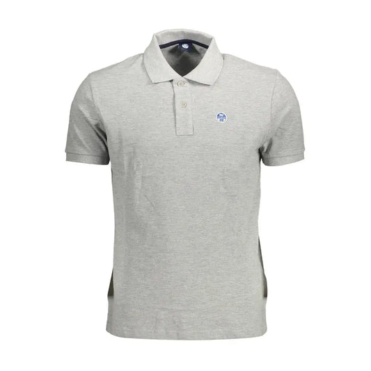 North Sails brun bomuld herre polo shirt fra outlet mærkevarer