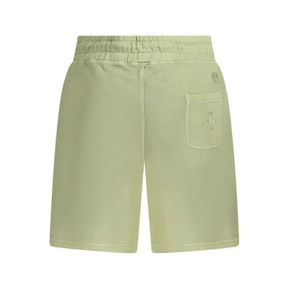 North Sails grønne bomuldsshorts bagside med anker-logo
