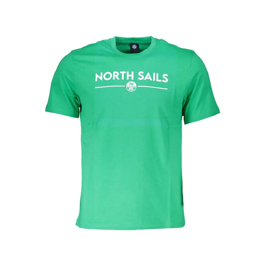 North Sails Green Cotton T-Shirt - T-shirts