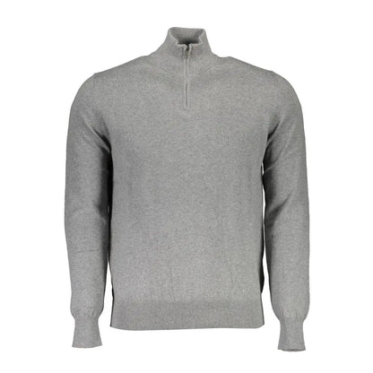 North Sails Grigio Cotton Men Sweater - XXL - Sweaters