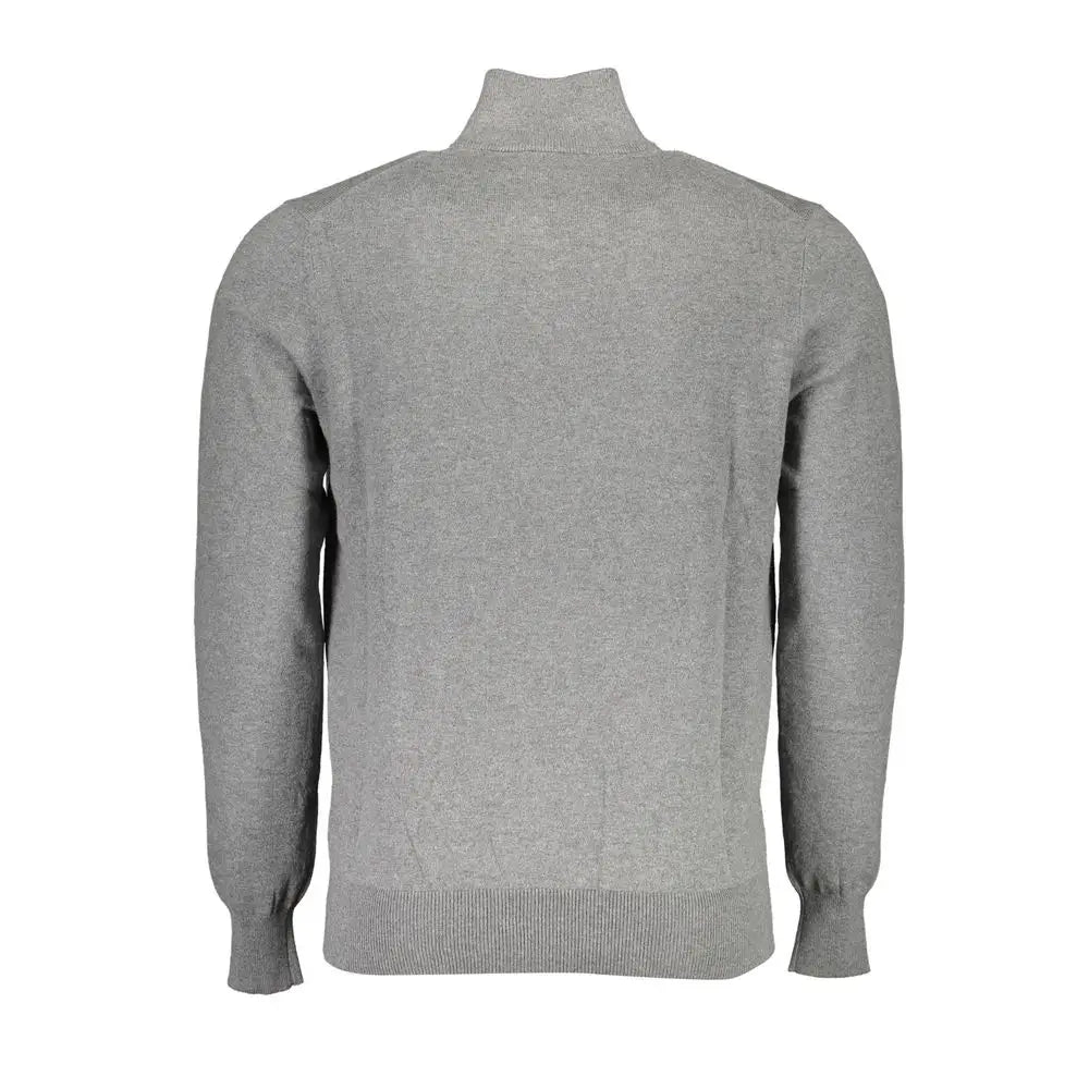 North Sails Grigio Cotton Men Sweater - XXL - Sweaters
