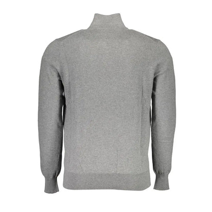 North Sails Grigio Cotton Men Sweater - XXL - Sweaters