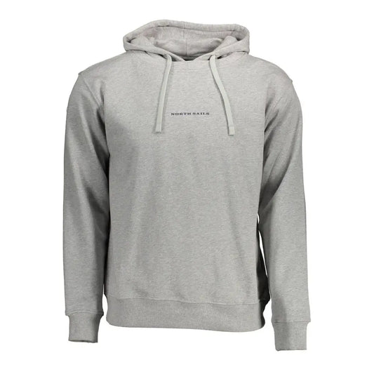 North Sails Grigio Cotton Men Sweatshirt - Sweatshirts
