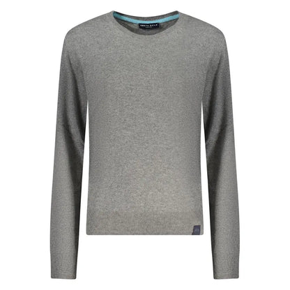 North Sails Grigio Poliammide kvinders langærmet sweater med teal krave