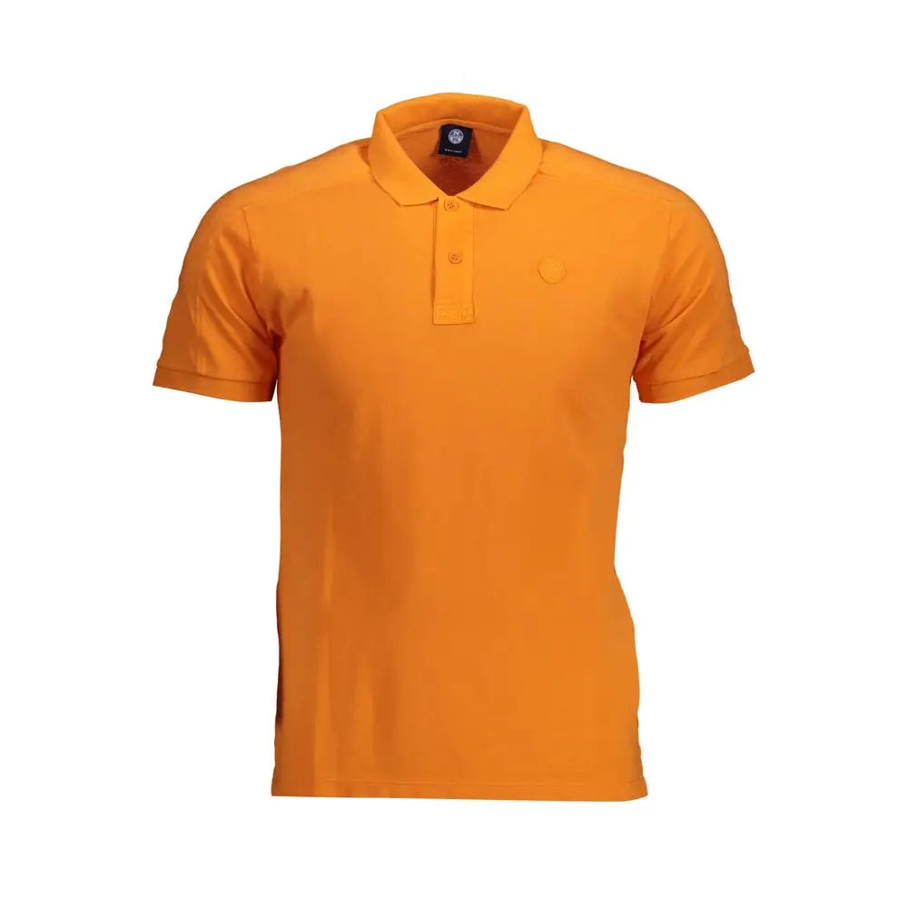 North sails orange polo shirt med Fred Perry logo