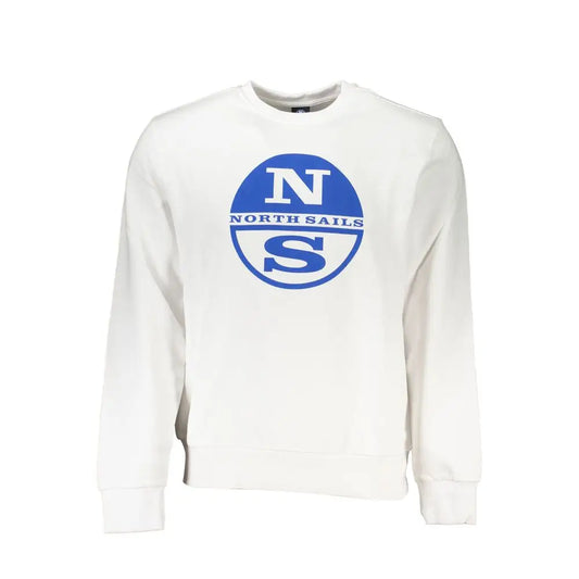 North Sails White Cotton Sweater