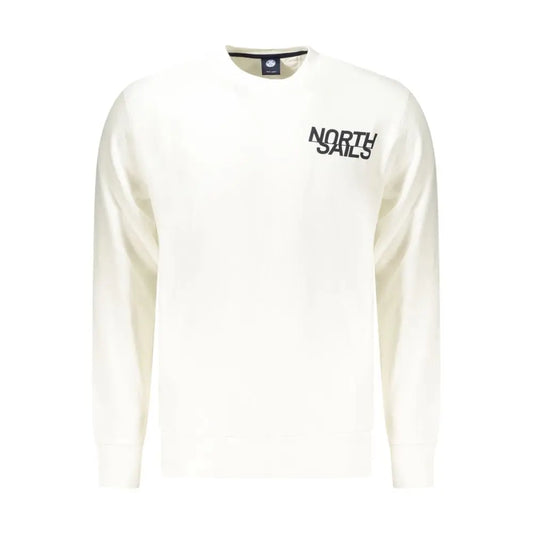 North Sails White Cotton Sweatshirt