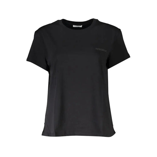 Patrizia Pepe Chic Crew Neck Organic Cotton Tee - T-shirts