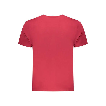 Rød Pepe Jeans Rosso bomuld herret-shirt med crew neck