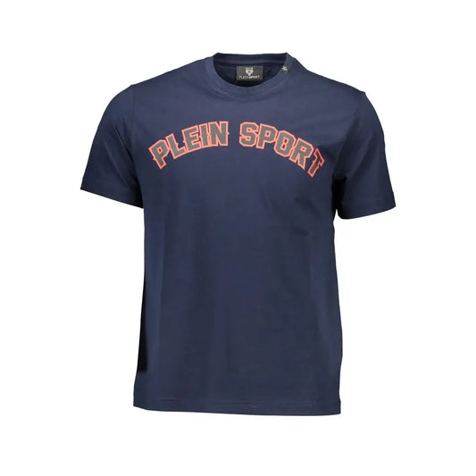 Plein Sport Blue Cotton Men's T-Shirt