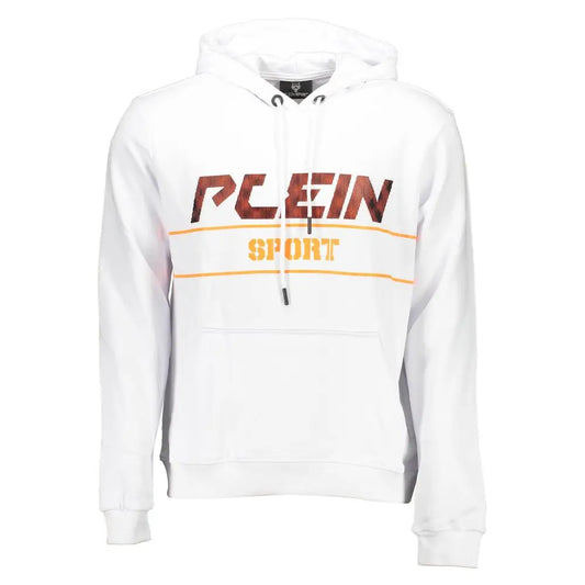 Plein Sport White Cotton Sweatshirt - Sweatshirts