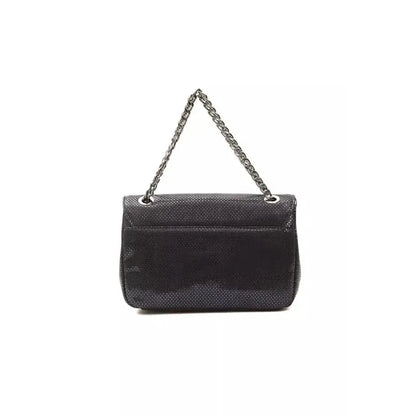 Pompei Donatella Blue Leather Women Crossbody