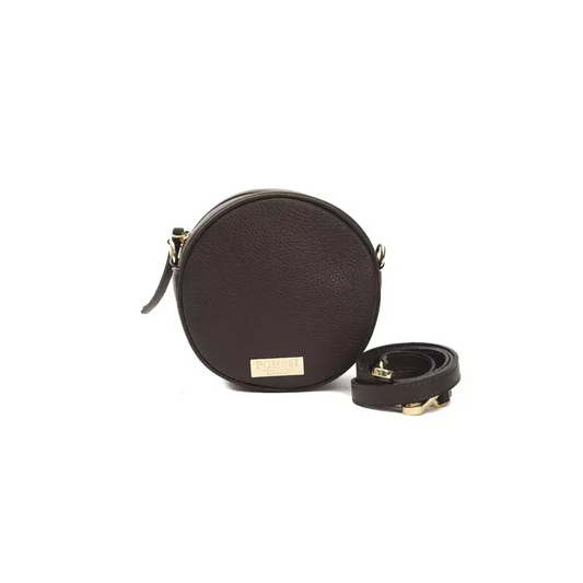 Pompei Donatella Brown Leather Women Crossbody - Crossbody tasker