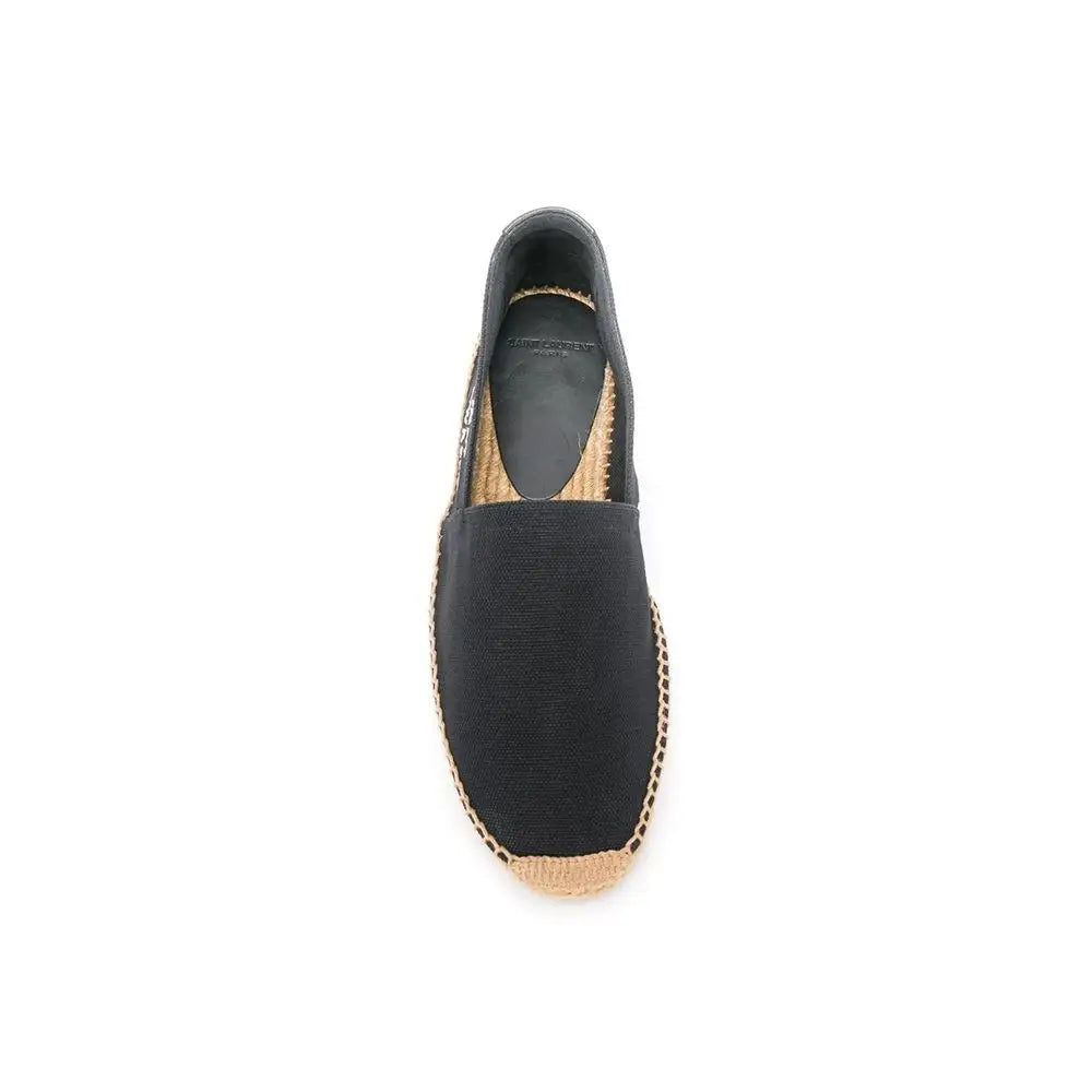 Saint Laurent Black Canvas Espadrilles - 41 - Sandaler