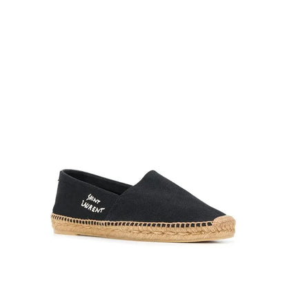 Saint Laurent Black Canvas Espadrilles - 41 - Sandaler