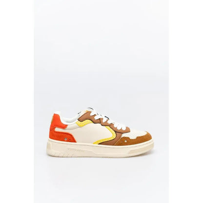 Lækre Scotch & Soda multicolor cowhide low top sneakers i 100% originale brands