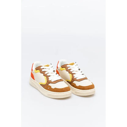 Lækre Scotch & Soda multicolor cowhide low-top sneakers i suede og mesh