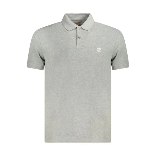Timberland grå polo shirt, 100% originale brands outlet mærkevarer