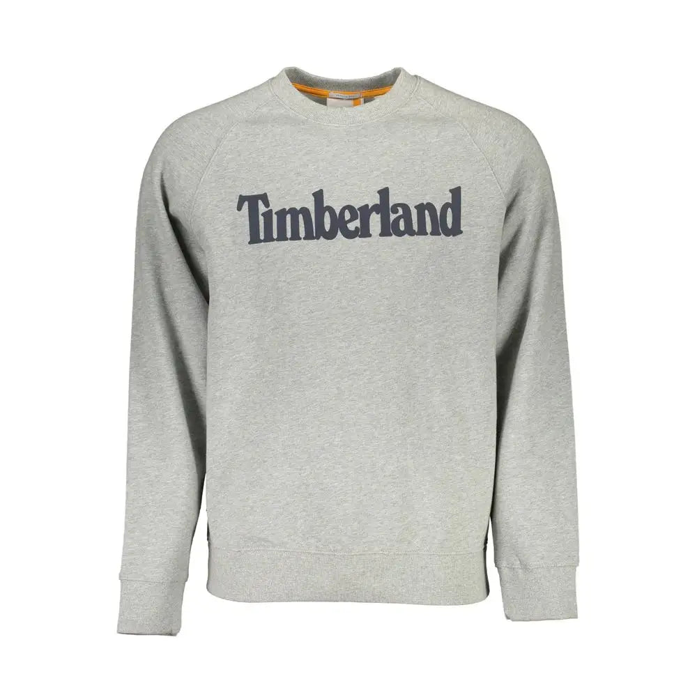 Timberland Grey Cotton Men Sweatshirt - S - Sweatshirts
