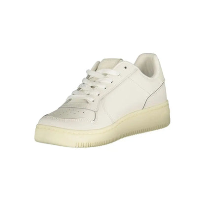 Tommy Hilfiger Bianco Poliuretano Donna Sneaker bianca in pelle