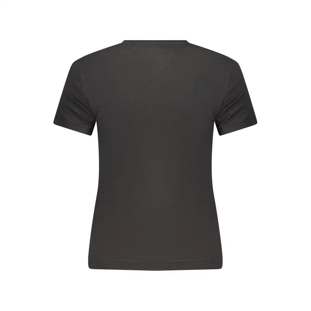 Tommy Hilfiger sort bomuldstrøje til kvinder i høj kvalitet