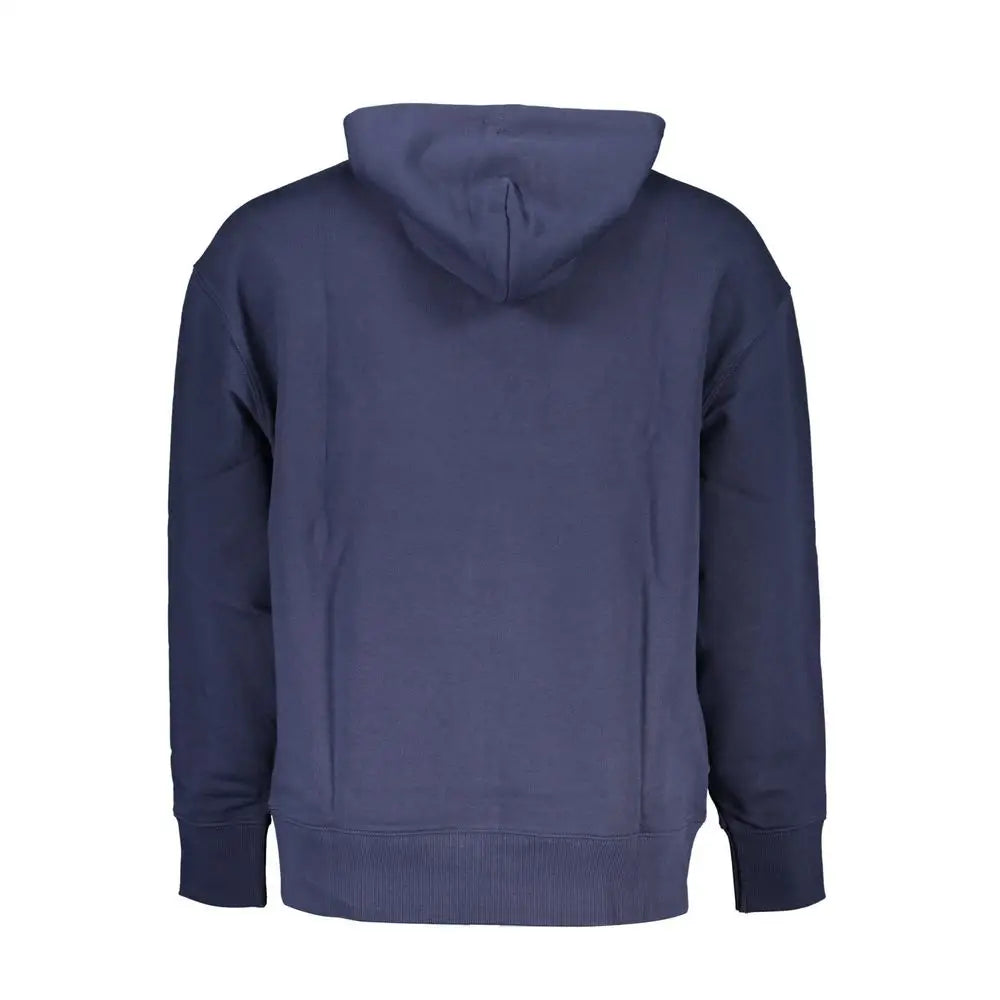 Tommy hilfiger chic blå hættetrøje med logo i marineblå