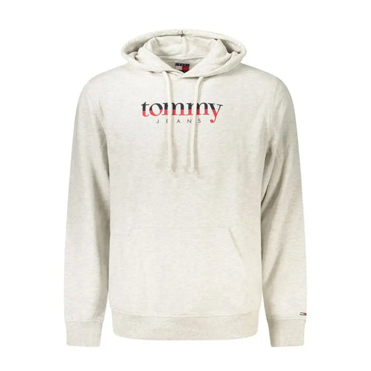 Tommy Hilfiger grå bomulds sweater med Tommy Jeans logo
