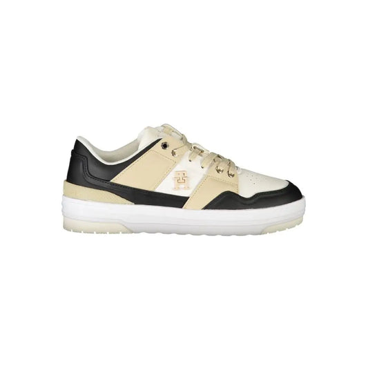 Tommy Hilfiger White Leather Women Sneakers - Sneakers