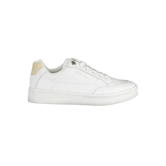 Tommy Hilfiger White Polyester Sneakers - Sneakers