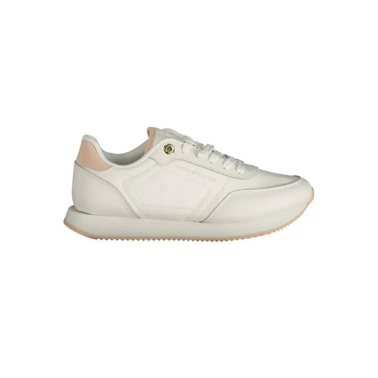 Tommy Hilfiger hvide polyester sneakers i blush pink til ethvert outfit