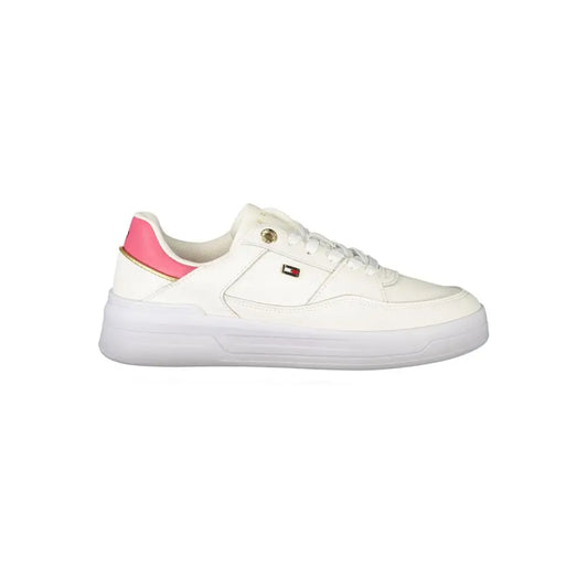 Tommy Hilfiger White Polyethylene Women Sneakers - Sneakers