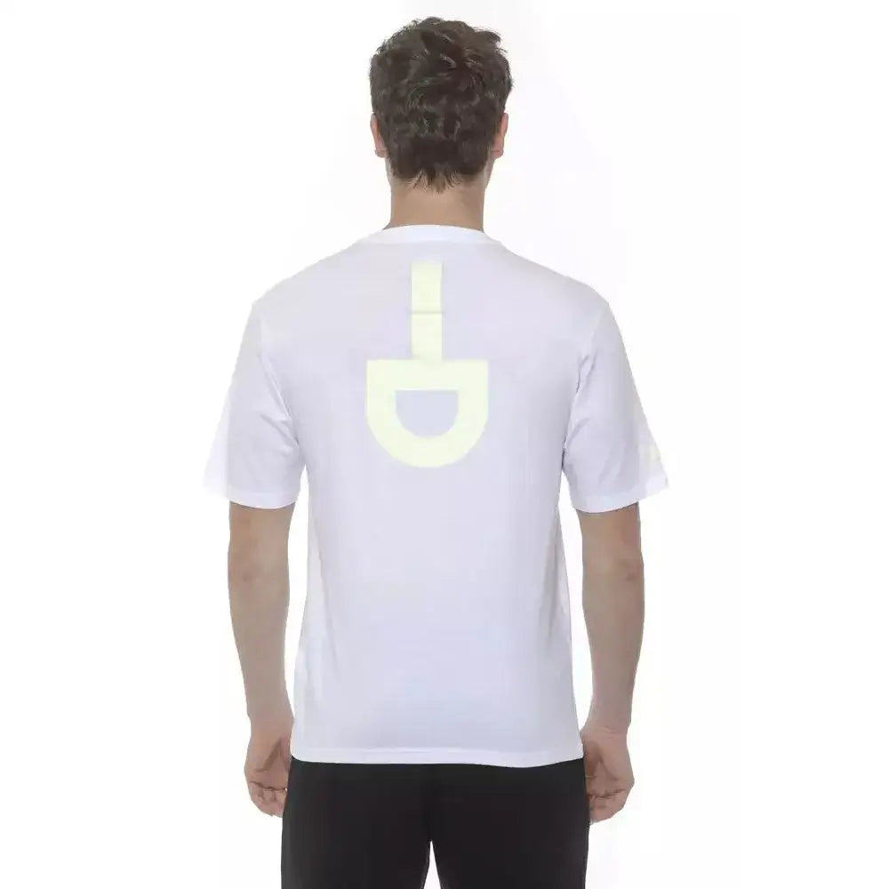 Tond White Cotton Men T-Shirt