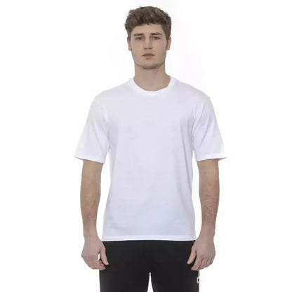 Tond White Cotton Men T-Shirt
