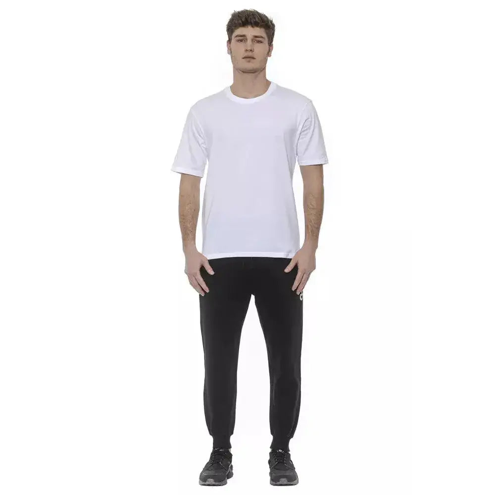 Tond White Cotton Men T-Shirt
