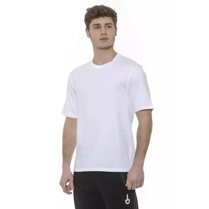 Tond White Cotton Men T-Shirt