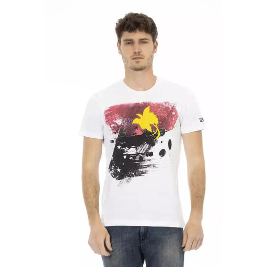 Trussardi Action White Cotton Men's T-Shirt