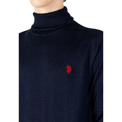 U.S. POLO ASSN. Blue Cotton Turtleneck - Sweaters