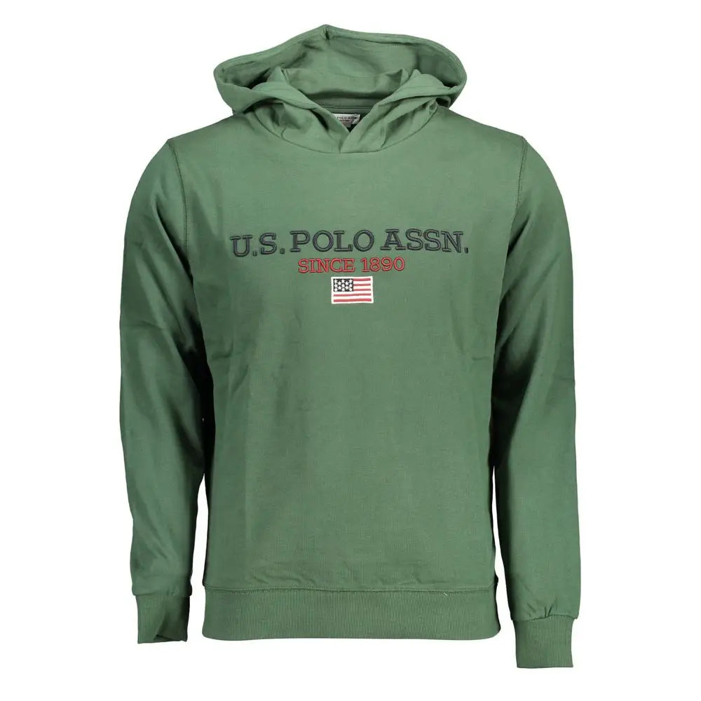 U.S. Polo Assn. olive green cotton sweater