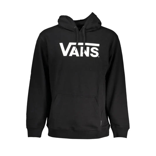Vans sort bomuldssweater med hvidt logo, 100% originale brands