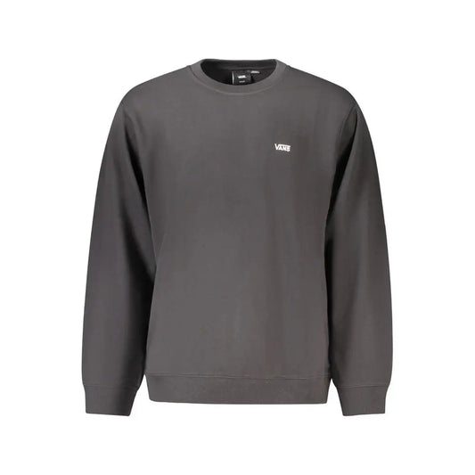 Mørkegrå Vans crewneck sweatshirt med hvidt logo, 100% originale brands