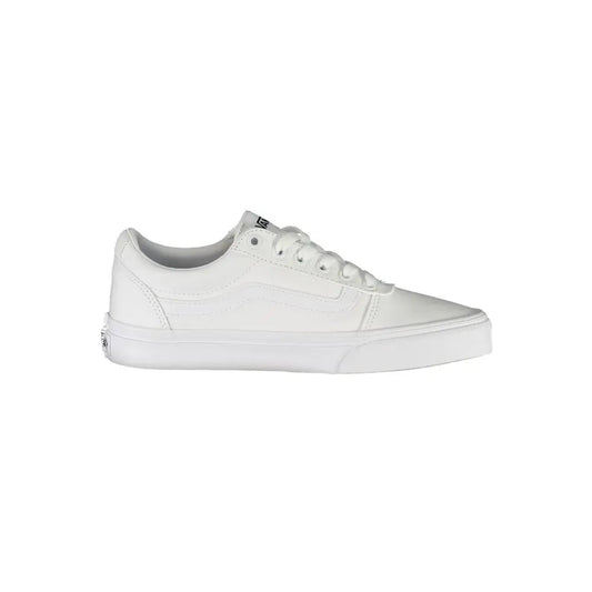 Hvide sneakers fra Vans med minimalistisk design til ethvert outfit