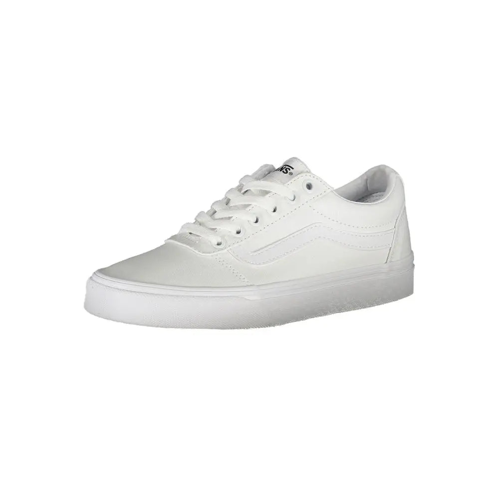 Hvide sneakers fra Vans, klassisk design til ethvert outfit