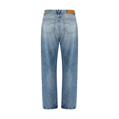 Versace lyseblå bomuldsjeans med outlet mærkevarer, spar 30-70%