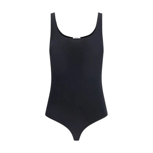 Sort Wolford sorte bomuldstop i 100% originale brands outlet mærkevarer