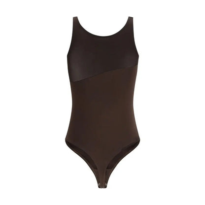 Wolford brown polyamide bodysuit i sort, alsidigt stykke tøj